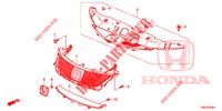 VOOR GRILLE/GIETWERK  voor Honda CIVIC TOURER DIESEL 1.6 EX 5 deuren 6-versnellings handgeschakelde versnellingsbak 2015
