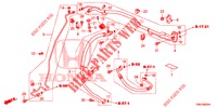 AIRCONDITIONER (FLEXIBLES/TUYAUX) (DIESEL) (RH) voor Honda CIVIC TOURER DIESEL 1.6 EXGT 5 deuren 6-versnellings handgeschakelde versnellingsbak 2015