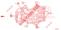 DOORVOERTULLE (INFERIEUR) voor Honda CIVIC TOURER DIESEL 1.6 EXGT 5 deuren 6-versnellings handgeschakelde versnellingsbak 2015