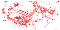 INSTRUMENTEN PANEEL BOVEN (RH) voor Honda CIVIC TOURER DIESEL 1.6 EXGT 5 deuren 6-versnellings handgeschakelde versnellingsbak 2015