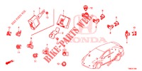 PARKEERSENSOR  voor Honda CIVIC TOURER DIESEL 1.6 EXGT 5 deuren 6-versnellings handgeschakelde versnellingsbak 2015