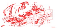 VLOER/BINNEN PANELEN  voor Honda CIVIC TOURER DIESEL 1.6 EXGT 5 deuren 6-versnellings handgeschakelde versnellingsbak 2015