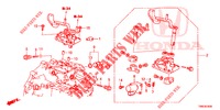 WISSELHENDEL (DIESEL) voor Honda CIVIC TOURER DIESEL 1.6 EXGT 5 deuren 6-versnellings handgeschakelde versnellingsbak 2015