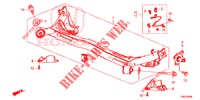 ACHTER AS  voor Honda CIVIC TOURER DIESEL 1.6 SE 5 deuren 6-versnellings handgeschakelde versnellingsbak 2015