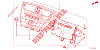 AUDIO UNIT (1) voor Honda CIVIC TOURER DIESEL 1.6 SE 5 deuren 6-versnellings handgeschakelde versnellingsbak 2015