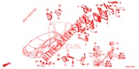 BEDIENINGSEENNEID (COMPARTIMENT MOTEUR) (1) (DIESEL) voor Honda CIVIC TOURER DIESEL 1.6 SE 5 deuren 6-versnellings handgeschakelde versnellingsbak 2015