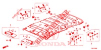 DAK VOERING  voor Honda CIVIC TOURER DIESEL 1.6 SE 5 deuren 6-versnellings handgeschakelde versnellingsbak 2015