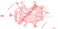 DOORVOERTULLE (INFERIEUR) voor Honda CIVIC TOURER DIESEL 1.6 SE 5 deuren 6-versnellings handgeschakelde versnellingsbak 2015