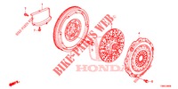 KOPPELING VERSNELLING VORK (DIESEL) voor Honda CIVIC TOURER DIESEL 1.6 SE 5 deuren 6-versnellings handgeschakelde versnellingsbak 2015