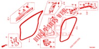 PILAAR AFWERKING (RH) voor Honda CIVIC TOURER DIESEL 1.6 SE 5 deuren 6-versnellings handgeschakelde versnellingsbak 2015