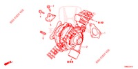 TURBOLADER SYSTEEM (DIESEL) voor Honda CIVIC TOURER DIESEL 1.6 SE 5 deuren 6-versnellings handgeschakelde versnellingsbak 2015