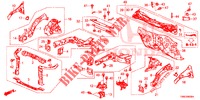 VOOR SCHOT/DASHBOARD  voor Honda CIVIC TOURER DIESEL 1.6 SE 5 deuren 6-versnellings handgeschakelde versnellingsbak 2015