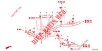 WATERSLANG/VERWARMING KANAAL (DIESEL) voor Honda CIVIC TOURER DIESEL 1.6 SE 5 deuren 6-versnellings handgeschakelde versnellingsbak 2015