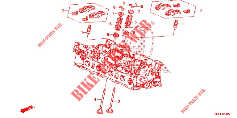 KLEP/ZWAAI ARM (DIESEL) voor Honda CIVIC TOURER DIESEL 1.6 SE 5 deuren 6-versnellings handgeschakelde versnellingsbak 2015