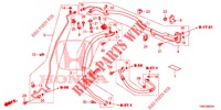 AIRCONDITIONER (FLEXIBLES/TUYAUX) (DIESEL) (RH) voor Honda CIVIC TOURER DIESEL 1.6 ES 5 deuren 6-versnellings handgeschakelde versnellingsbak 2016