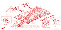 DAK VOERING  voor Honda CIVIC TOURER DIESEL 1.6 ES 5 deuren 6-versnellings handgeschakelde versnellingsbak 2016