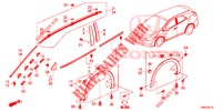 GIETWERK/BESCHERMER  voor Honda CIVIC TOURER DIESEL 1.6 ES 5 deuren 6-versnellings handgeschakelde versnellingsbak 2016