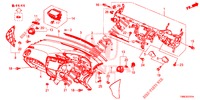 INSTRUMENTEN PANEEL BOVEN (RH) voor Honda CIVIC TOURER DIESEL 1.6 ES 5 deuren 6-versnellings handgeschakelde versnellingsbak 2016