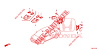 RADAR  voor Honda CIVIC TOURER DIESEL 1.6 EX 5 deuren 6-versnellings handgeschakelde versnellingsbak 2016