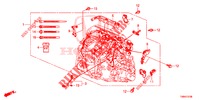 MOTOR BEDRADINGSBUNDEL (DIESEL) voor Honda CIVIC TOURER DIESEL 1.6 ES 5 deuren 6-versnellings handgeschakelde versnellingsbak 2017