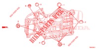 DOORVOERTULLE (INFERIEUR) voor Honda CIVIC TOURER DIESEL 1.6 EX 5 deuren 6-versnellings handgeschakelde versnellingsbak 2017