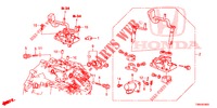 WISSELHENDEL (DIESEL) voor Honda CIVIC TOURER DIESEL 1.6 EX 5 deuren 6-versnellings handgeschakelde versnellingsbak 2017