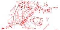 AIRCONDITIONER (FLEXIBLES/TUYAUX) (DIESEL) (RH) voor Honda CIVIC TOURER DIESEL 1.6 EXGT 5 deuren 6-versnellings handgeschakelde versnellingsbak 2017