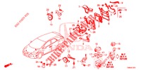BEDIENINGSEENNEID (COMPARTIMENT MOTEUR) (1) (DIESEL) voor Honda CIVIC TOURER DIESEL 1.6 EXGT 5 deuren 6-versnellings handgeschakelde versnellingsbak 2017