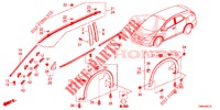 GIETWERK/BESCHERMER  voor Honda CIVIC TOURER DIESEL 1.6 EXGT 5 deuren 6-versnellings handgeschakelde versnellingsbak 2017