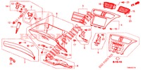 INSTRUMENTEN AFWERKING (COTE DE PASSAGER) (RH) voor Honda CIVIC TOURER DIESEL 1.6 EXGT 5 deuren 6-versnellings handgeschakelde versnellingsbak 2017
