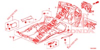 VLOERMAT/ISOLATOR  voor Honda CIVIC TOURER DIESEL 1.6 EXGT 5 deuren 6-versnellings handgeschakelde versnellingsbak 2017