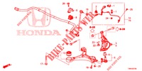 VOOR KNOKKEL  voor Honda CIVIC TOURER DIESEL 1.6 EXGT 5 deuren 6-versnellings handgeschakelde versnellingsbak 2017
