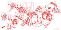 AIRCONDITIONER (COMPRESSEUR) (3) voor Honda CR-V 2.0 ES 5 deuren 5-traps automatische versnellingsbak 2013