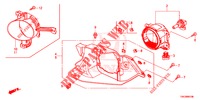 MISTLAMP  voor Honda CR-V 2.0 ES 5 deuren 5-traps automatische versnellingsbak 2013