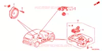 LUIDSPREKER  voor Honda CRV DIESEL 2.2 SE 5 deuren 5-traps automatische versnellingsbak 2012
