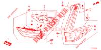 ACHTERLICHT/KENTEKEN LICHT  voor Honda CR-V HYBRID 2.0 BASE 5 deuren CVT elektronische versnellingsbak 2020