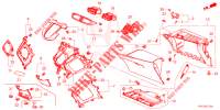 INSTRUMENTEN AFWERKING (COTE DE PASSAGER) (LH) voor Honda CR-V HYBRID 2.0 BASE 5 deuren CVT elektronische versnellingsbak 2020