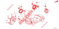LUIDSPREKER  voor Honda CR-V HYBRID 2.0 BASE 5 deuren CVT elektronische versnellingsbak 2020